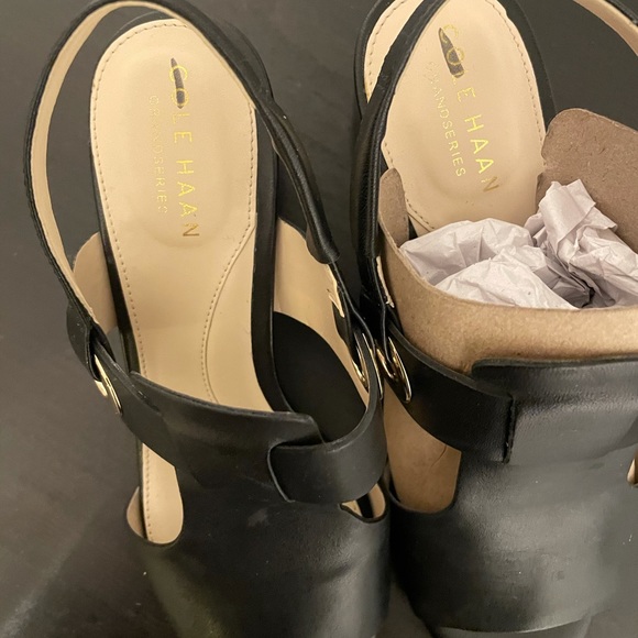Cole haan Adele sling back leather sandal size 5.5 - Picture 3 of 13